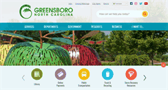 Desktop Screenshot of greensboro-nc.gov